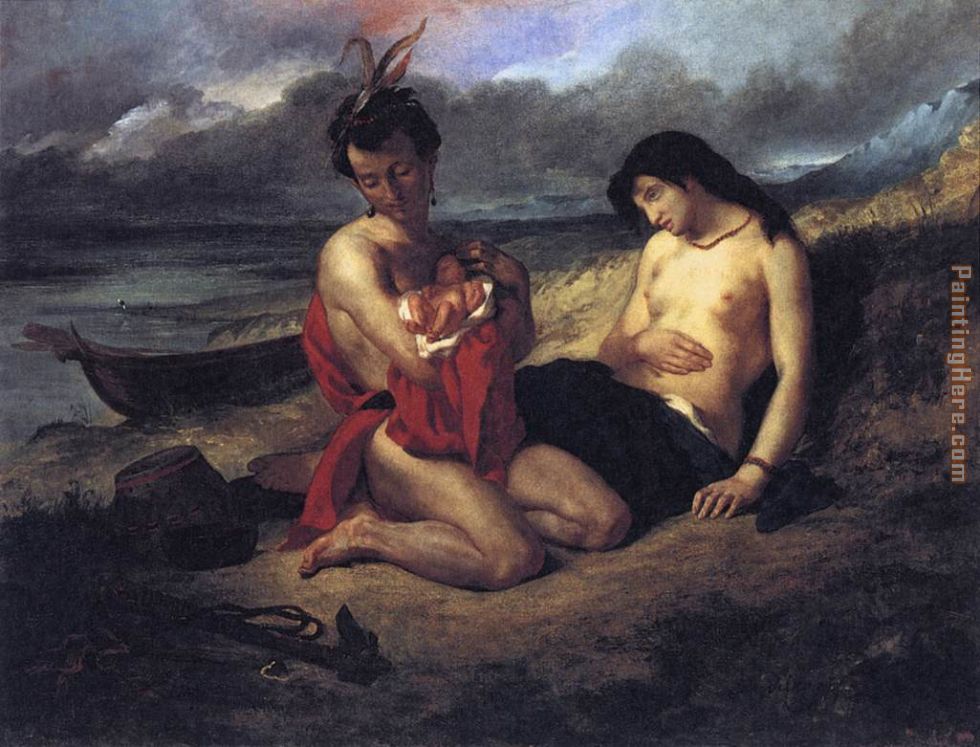 Eugene Delacroix The Natchez
